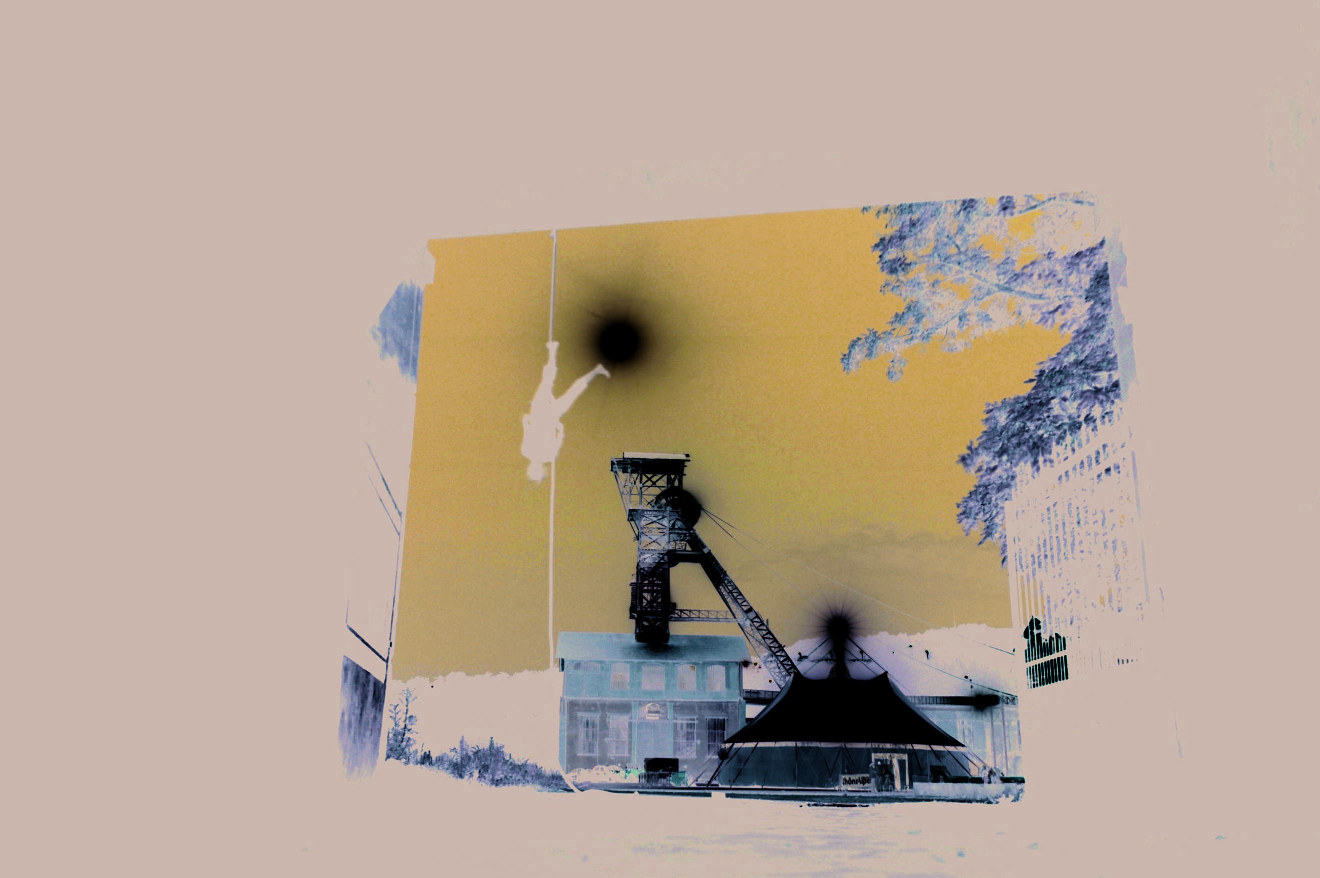 Vue panoramique d’un chapiteau